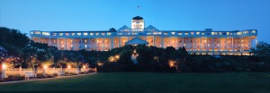 The Grand Hotel at night